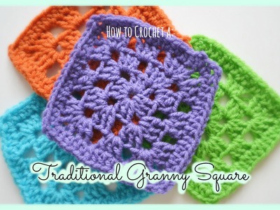 How to Crochet a Beginner's Easy Traditional Granny Square! | Ms. Craft Nerd