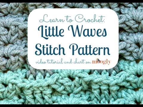 How to Crochet: Little Waves Stitch Pattern