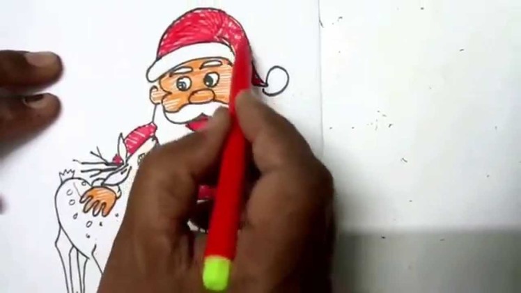 How To Draw a Santa Claus - Merry Christmas
