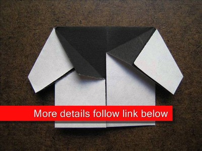 How to Fold Origami Baby Jacket - OrigamiInstruction.com