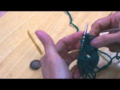 How To Knit a Button Hole