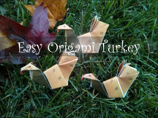 How to Make an Easy Origami Turkey for Thanksgiving (Difficulty 3.10)