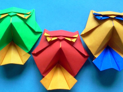 How to make Origami Bird Owl (Roman Diaz)