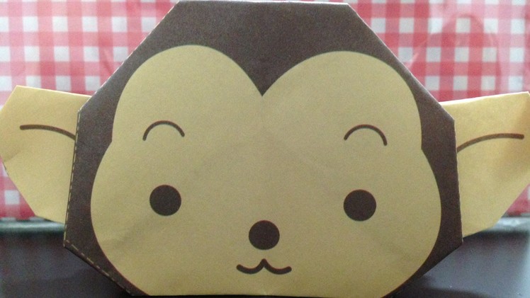 おりがみ=さる=おってみた！猿の折り方 Japanese Traditional Origami =Monkey= 2014 Vol.148