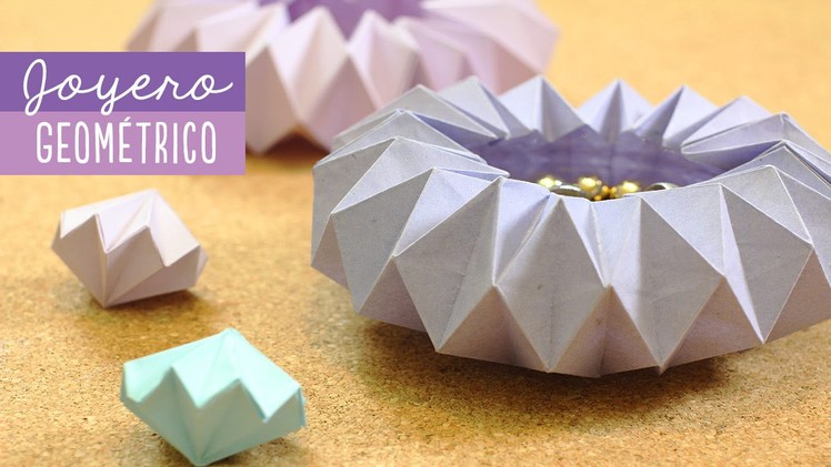 Joyero de origami - decora muy fácil | Craftingeek
