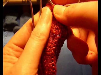Как связать пинетки-сапожки спицами - 10. How to knit baby booties shoes - 10