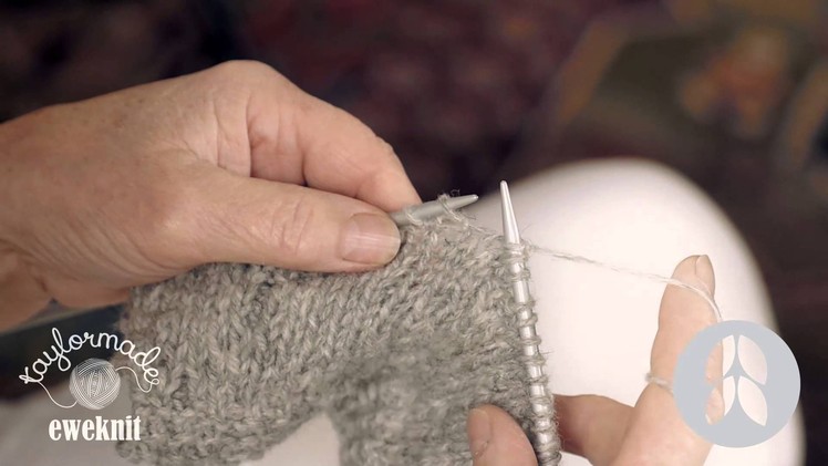 Knitting Made Easy - How to do a plain stitch