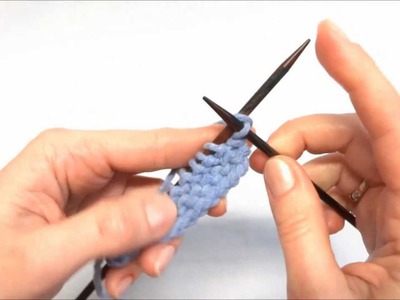 Kraus rechts stricken - Garter stitch - Stricken lernen - Learn how to knit