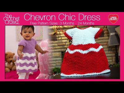 Left Hand: Crochet Chevron Dress Tutorial