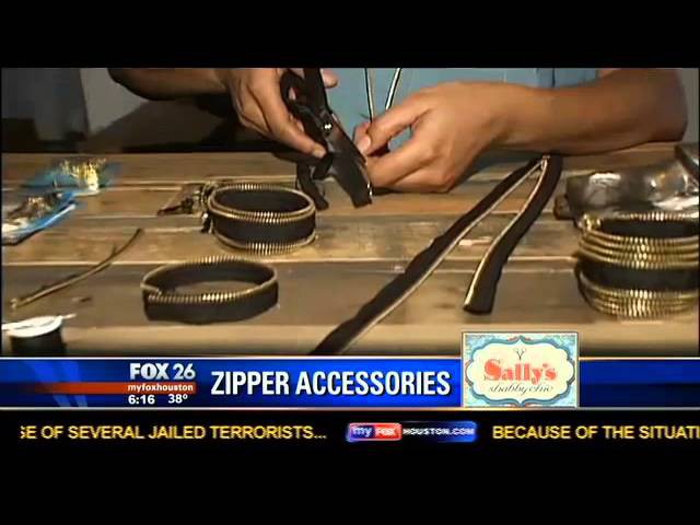 Natural Resources Segment on Sally's Shabby Chic: DIY Zipper Fashion Accessories