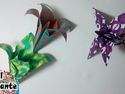 Origami | Cómo hacer una flor de papel [El Dibujante]