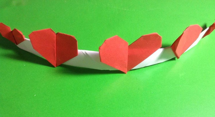 Origami Crown with Heart Figure