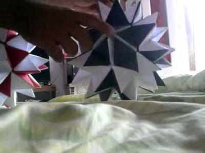 Origami estrela magica