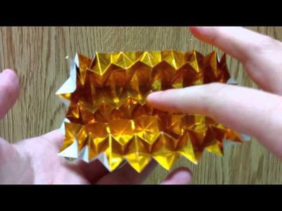 Origami Pineapple Tessellation, Designed By Jeremy Shafer - Not A Tutorial