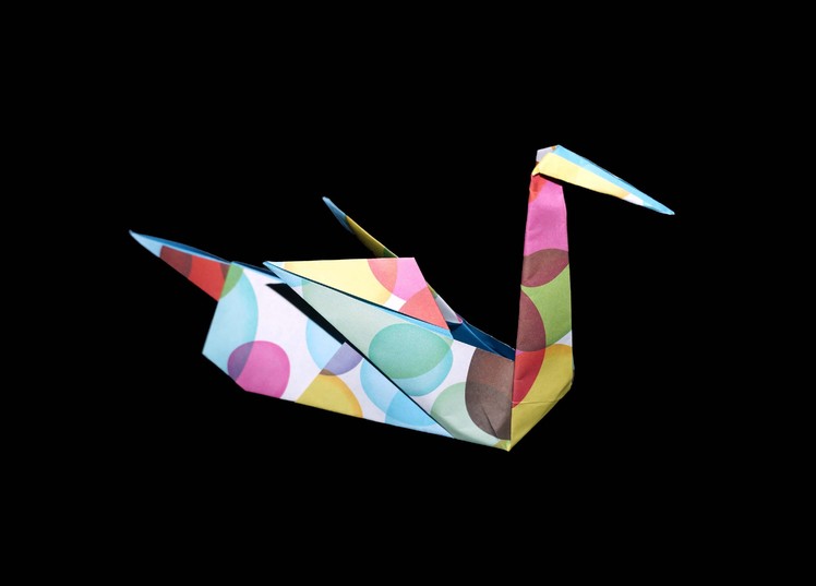 Origami Schwan (Swan): Faltanleitung [HD.DE] (Live erklärt)