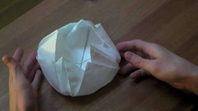 Origami tutorial - Lotus flower
