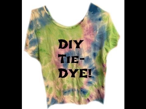 Pintober DIY Tie Dye with Acrylic Paint! Pinterest Inspired *EASY* Tutorial