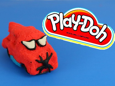 Play-Doh Superheroes Spider-Man Tutorial DIY Play Doh Disney Cars Mater Spiderman Dough
