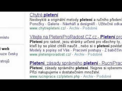 Pleteni pro radost