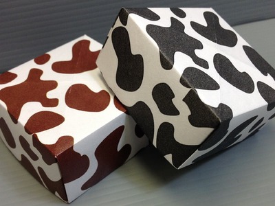 Print Your Own Cow Print Origami Paper
