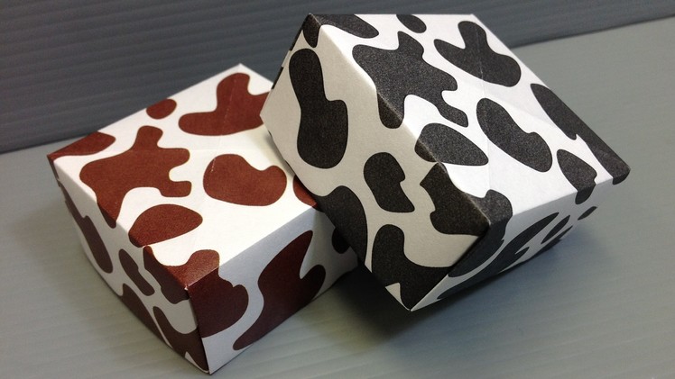 Print Your Own Cow Print Origami Paper