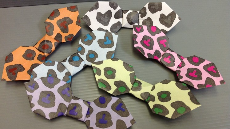 Print Your Own Leopard Print Origami Paper