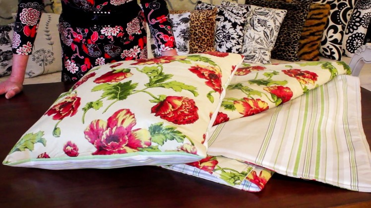 Sewing Tutorial: How to Make a Picnic Blanket and Cushion