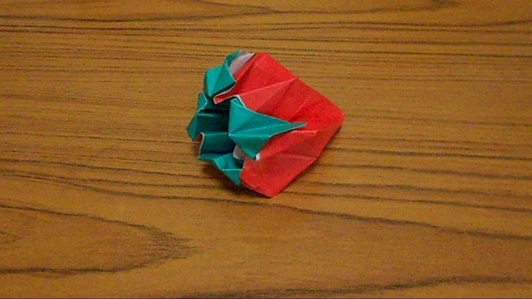 Simple Origami: Lesson 53 - Strawberry