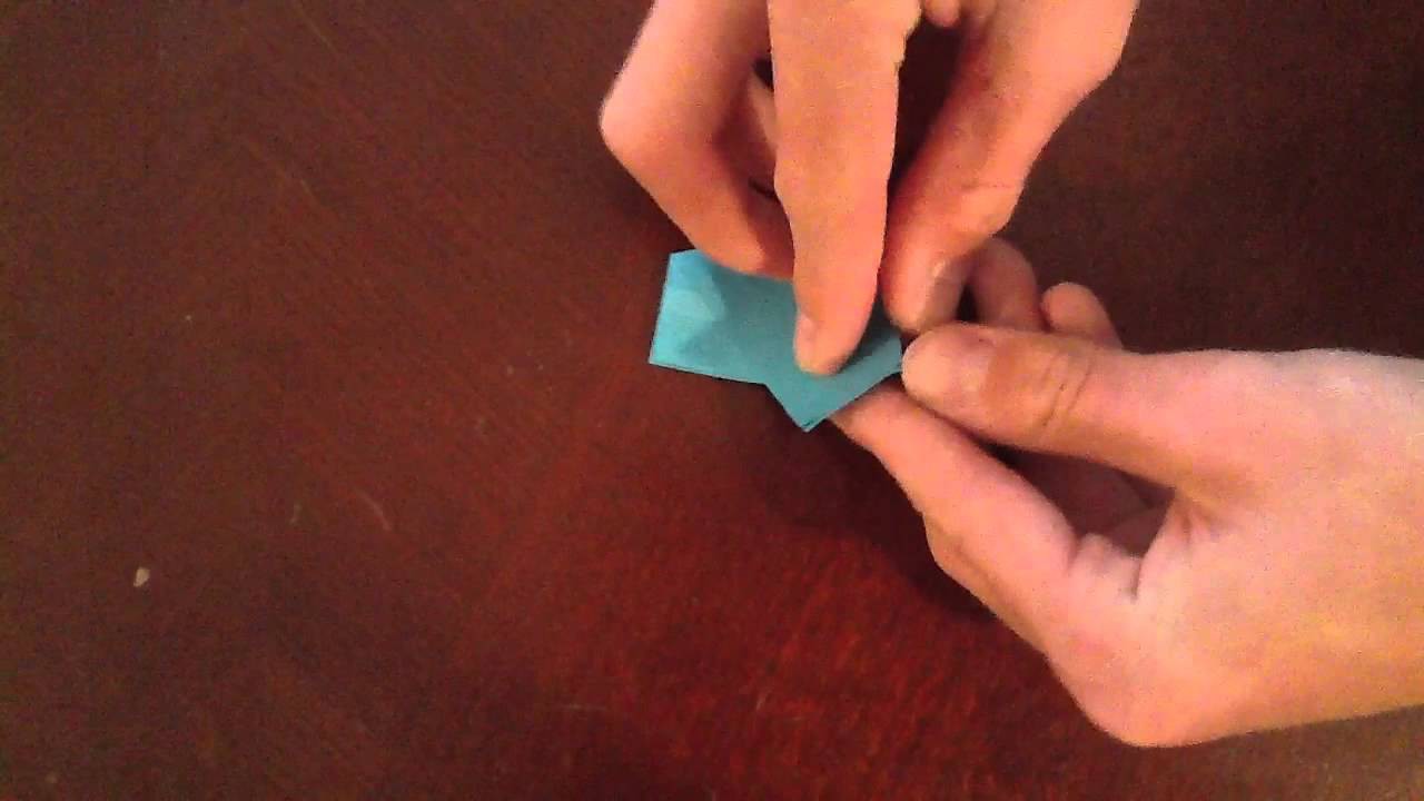 mini sticky note origami