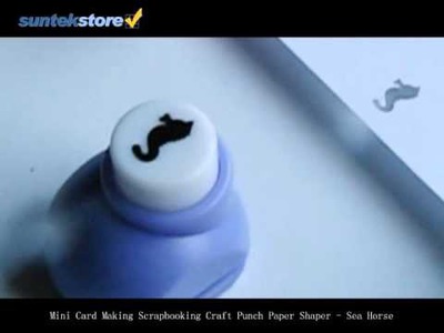 SuntekStore: Mini Card Making Scrapbooking Craft Punch Paper Shaper - Sea Horse
