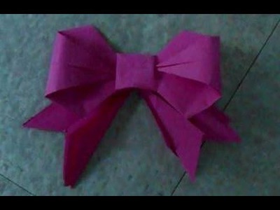 [TUTO] Origami : nœud papillon