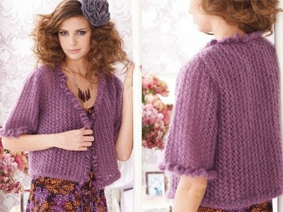 #25 Lace Cardigan, Vogue Knitting Early Fall 2010