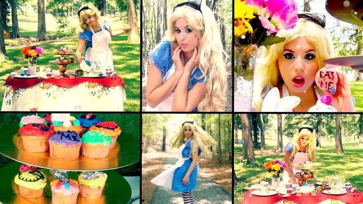 Adorable Alice in Wonderland Makeup & DIY Costume!