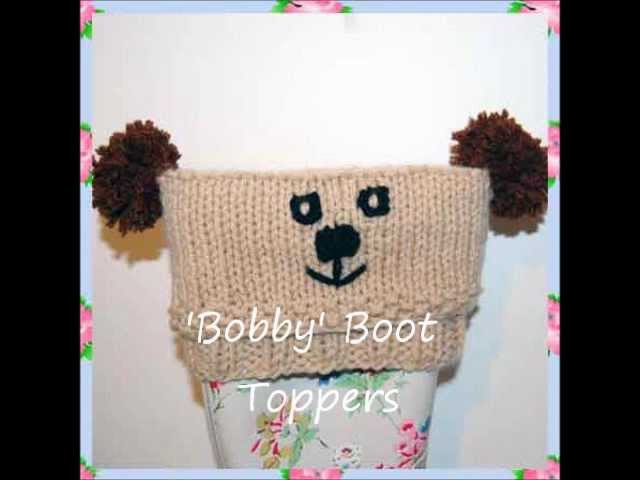 Bobby Teddy Bear Chunky Yarn Boot Wellies Toppers Leg Warmers Knitting Pattern