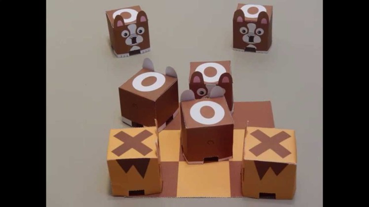 Cats vs Dogs: paper craft stop motion animation