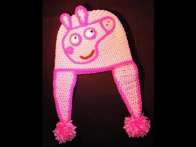 Σκουφακι Πεππα Γουρουνιτσα (μερος 1ο). Crochet Peppa Pig Hat (part 1)