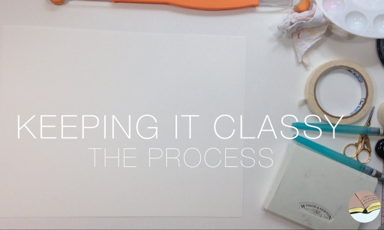 'Classy' Scrapbook Layout Start to Finish Process Video