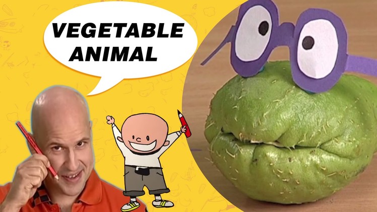 Crafts Ideas for Kids - Vegetable Animal | DIY on BoxYourSelf