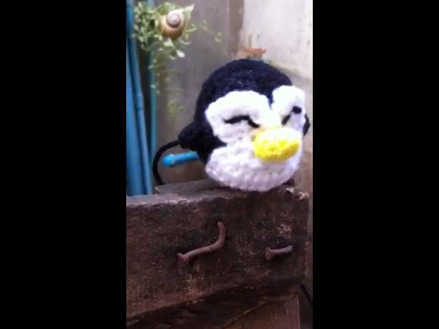 Crochet a cute penguin ( hand made )