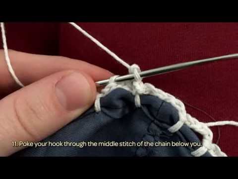 Crochet a Decorative Shirt Sleeve Edge - DIY Style - Guidecentral