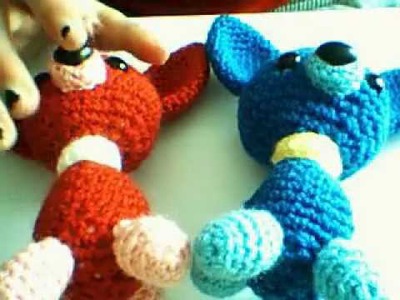 Crochet: Perky puppy's. Gehaakte 'perky' puppy's