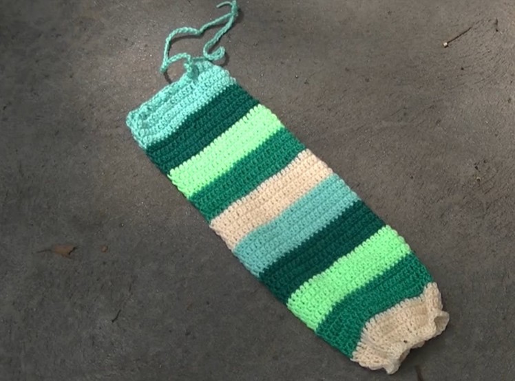 Crochet Plastic Bag Holder Tutorial