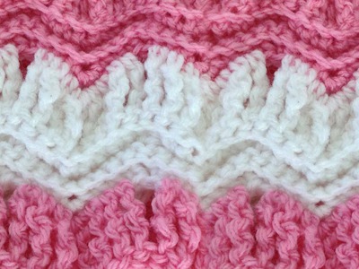 Crochet Stitch Ripple Left Handed Free Pattern FD002