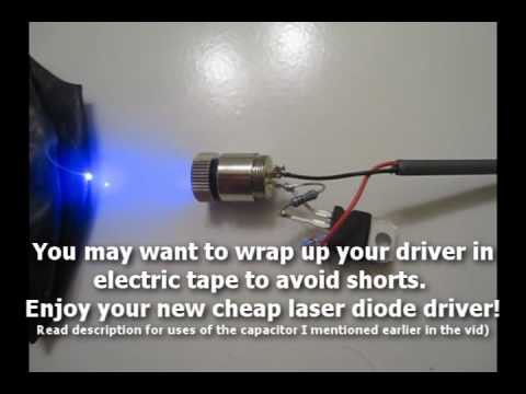 DIY: Make a $3 Laser Diode Driver!