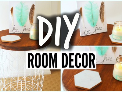 DIY Room Decor For Cheap! Tumblr Inspired Room Decoration!