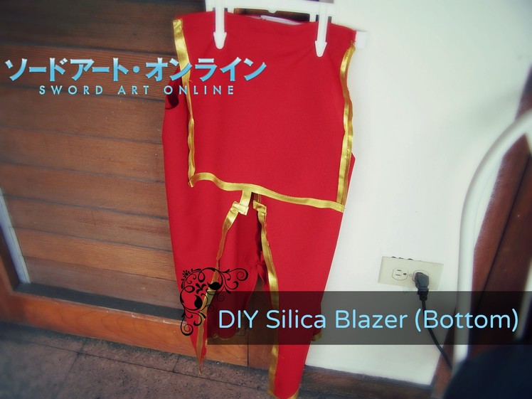 DIY Silica Cosplay: Blazer (Bottom) Tutorial