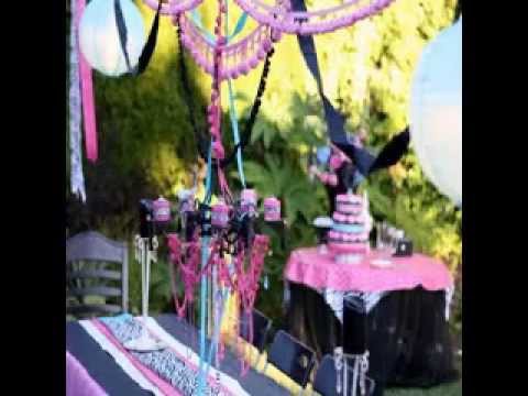 DIY teenage girl birthday party decorating ideas