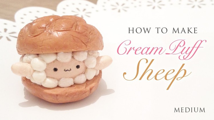 DIY The Cutest Cream Puff Sheep - Easy Clay Tutorial
