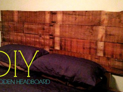 DIY Wooden Headboard
