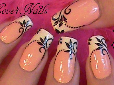 Flesh Color French Manicure Nail Art